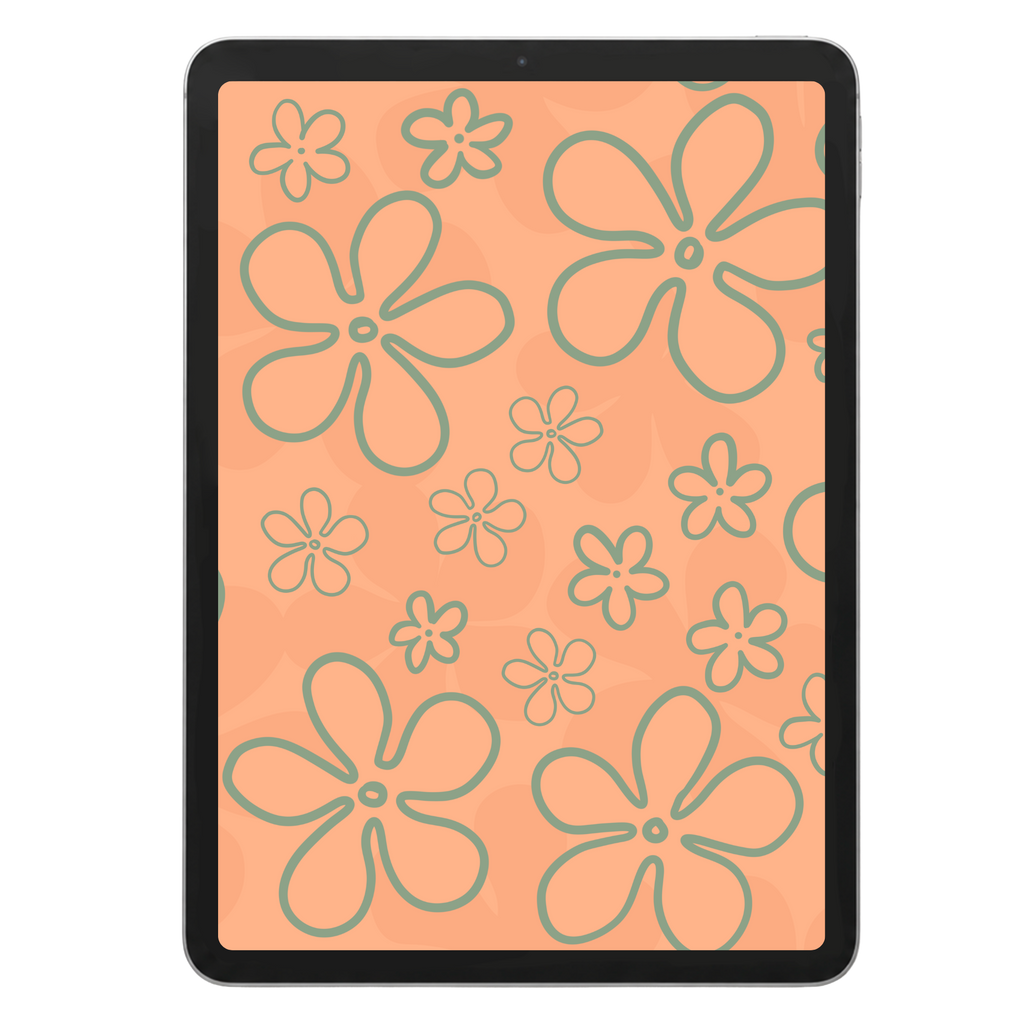 Peachy Summer Surface Pattern #1538