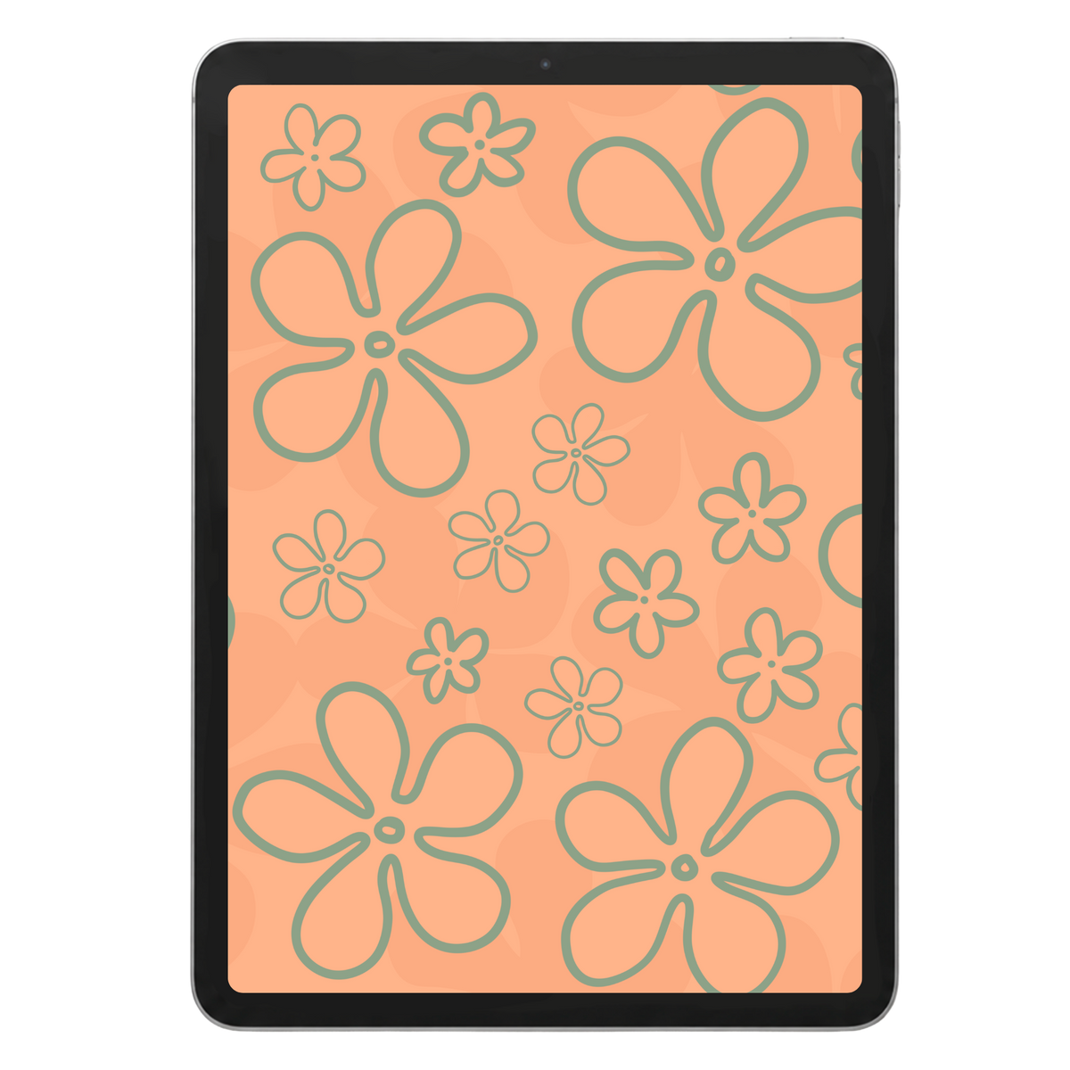 Peachy Summer Surface Pattern #1538