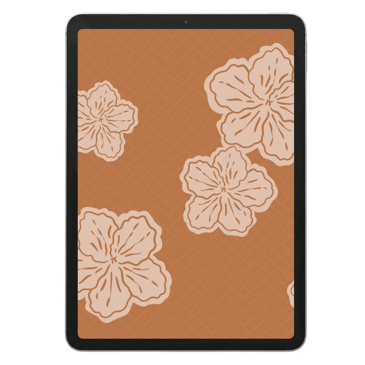 Hibiscus Sunset Repeat Surface Pattern #1340