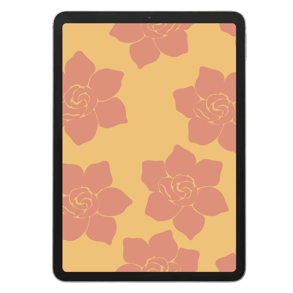 Gardenia Love Repeat Surface Pattern #1217