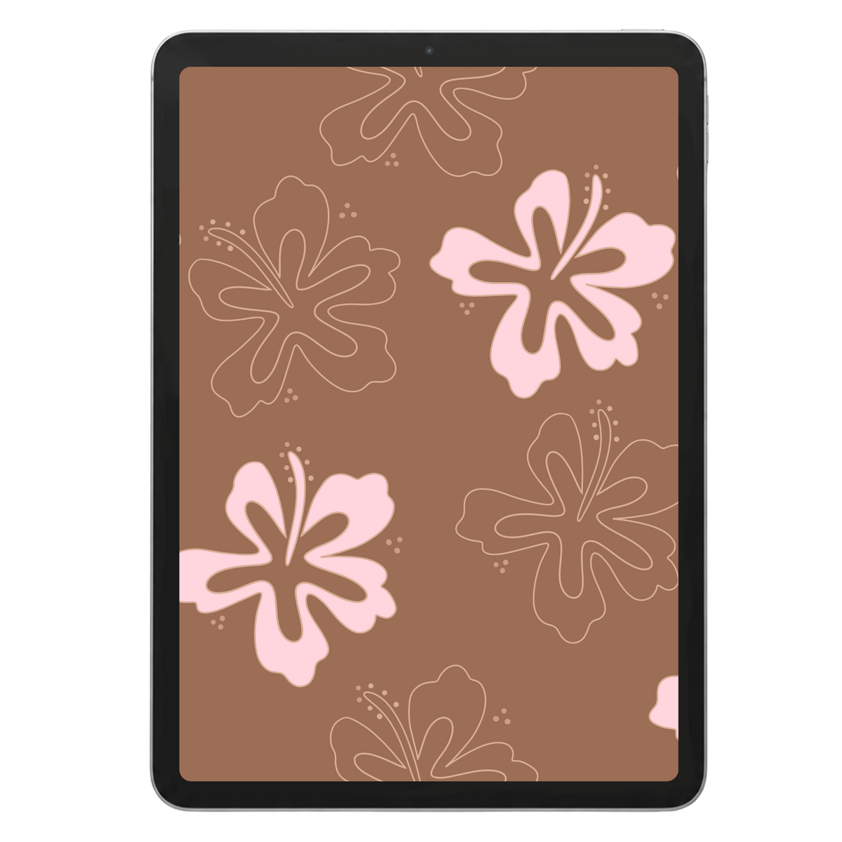 Abstract Hibiscus Repeat Surface Pattern #1014