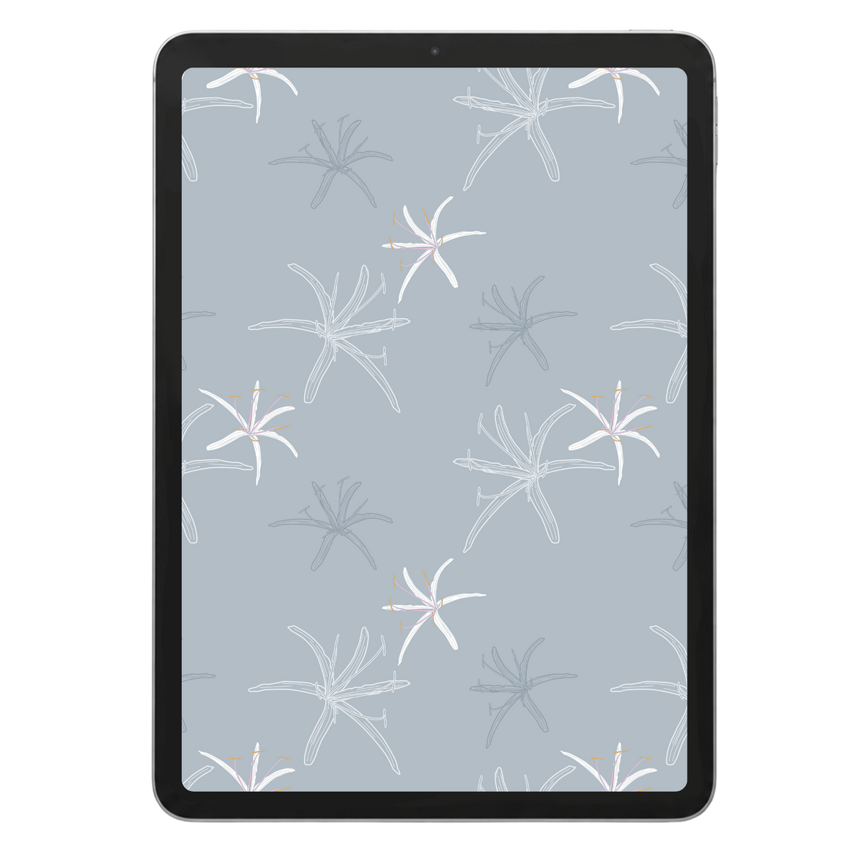 Spider Lily Trio Repeat Surface Pattern #1771