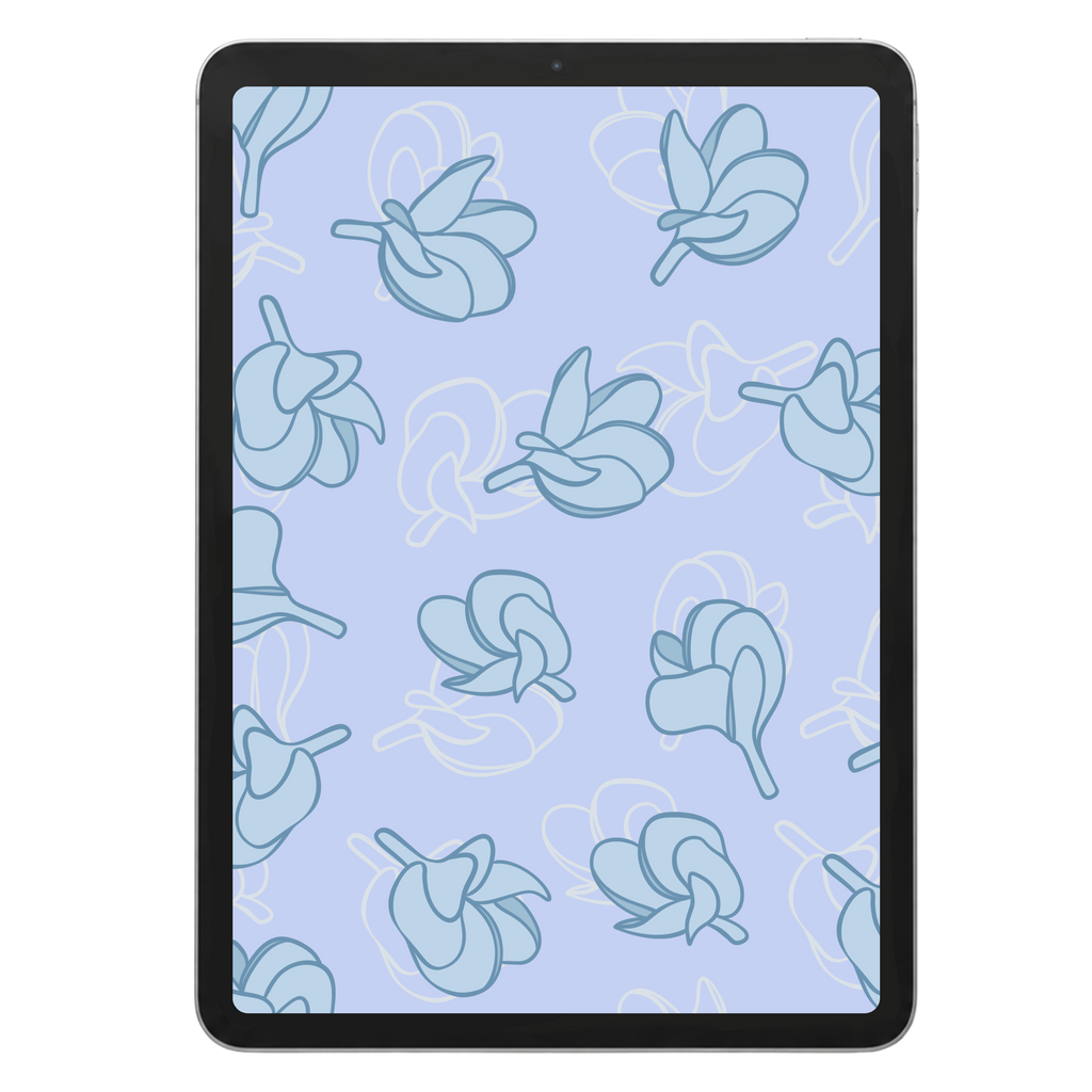 Baby Plumeria Repeat Surface Pattern #1049