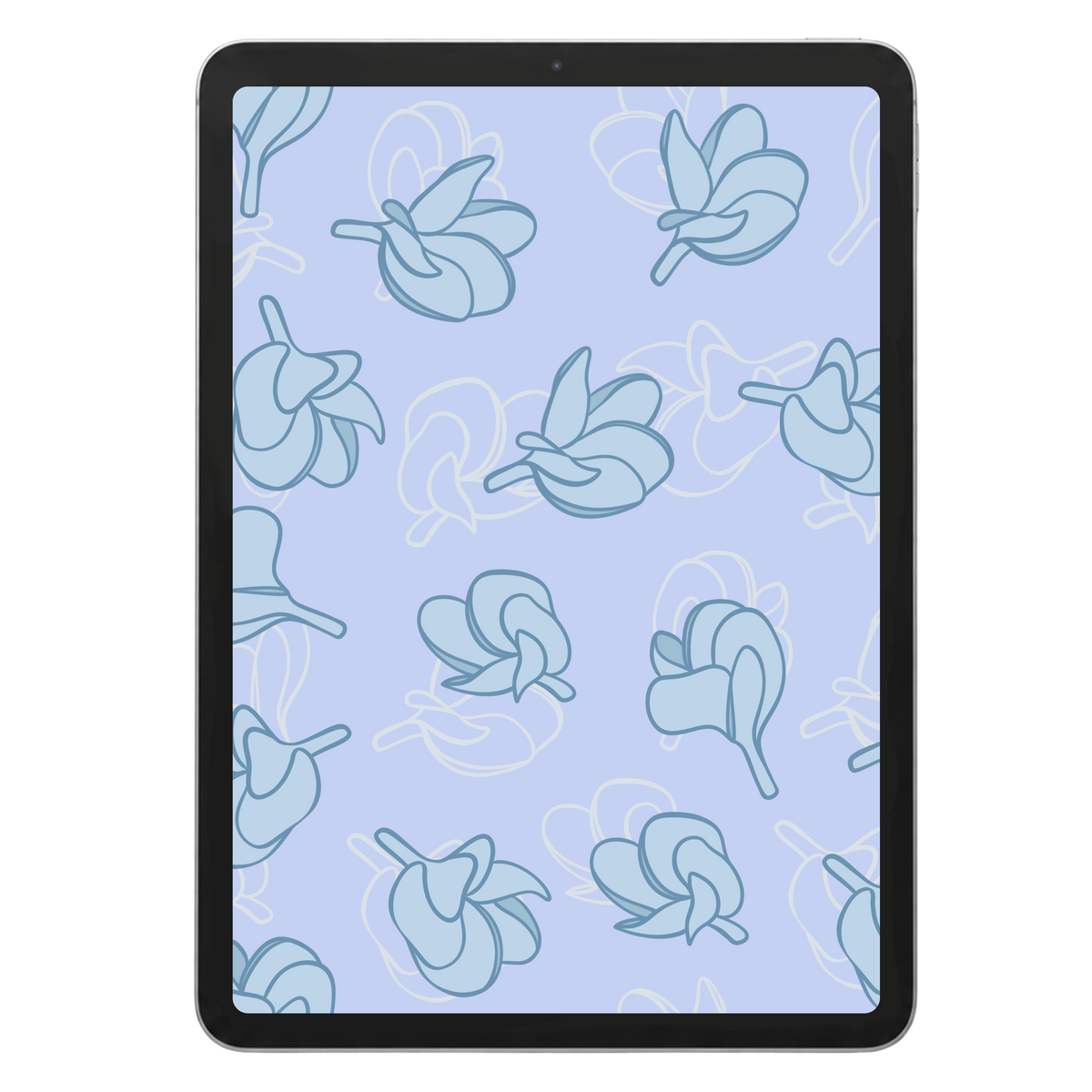 Baby Plumeria Repeat Surface Pattern #1049