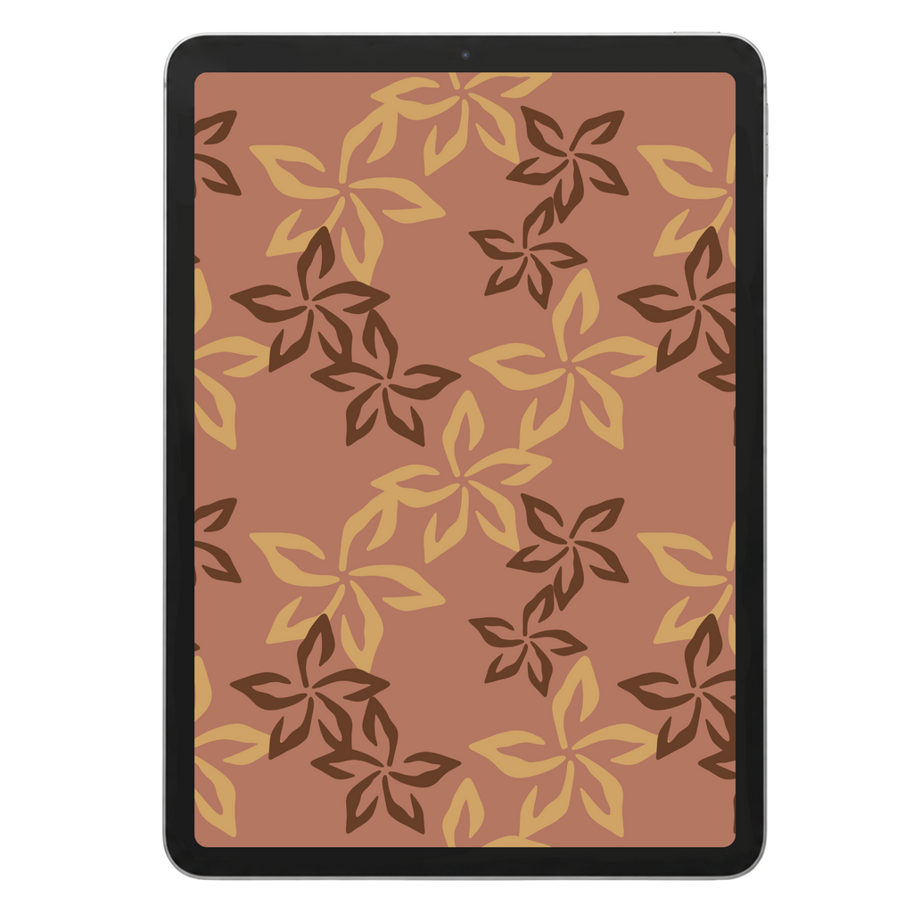 Dainty Plumeria Repeat Surface Pattern #1154