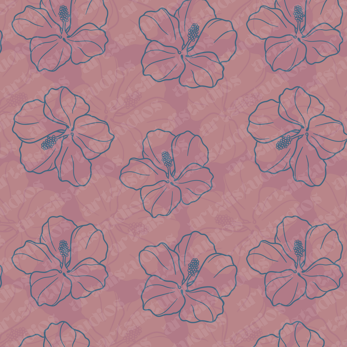 Hibiscus Surface Pattern for Kailanaho