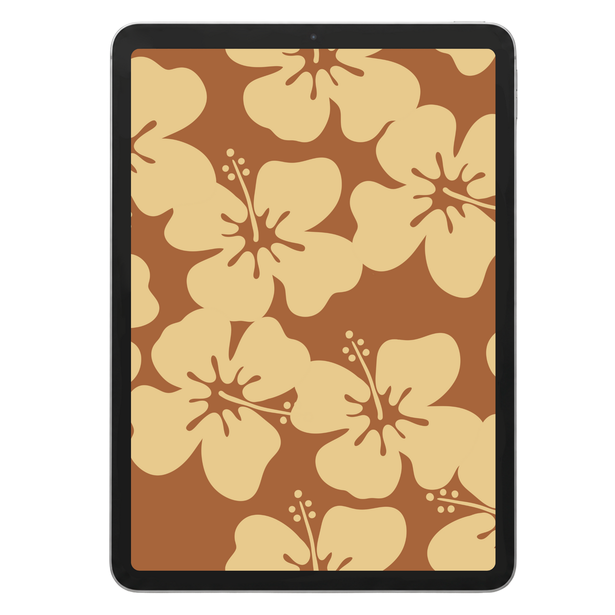 Retro Hibiscus v2 Surface Pattern #1677