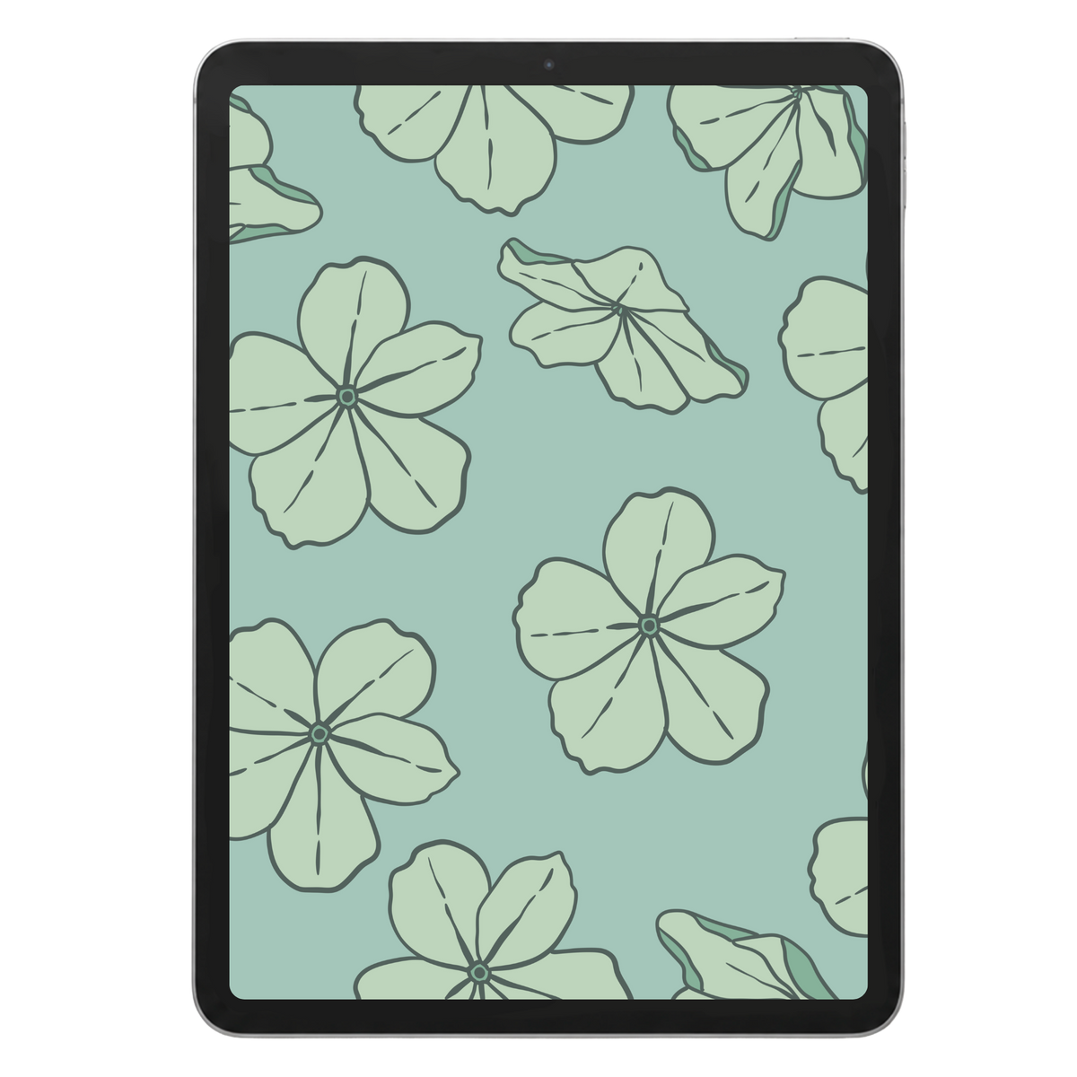 Seafoam Oleander Surface Pattern #1732