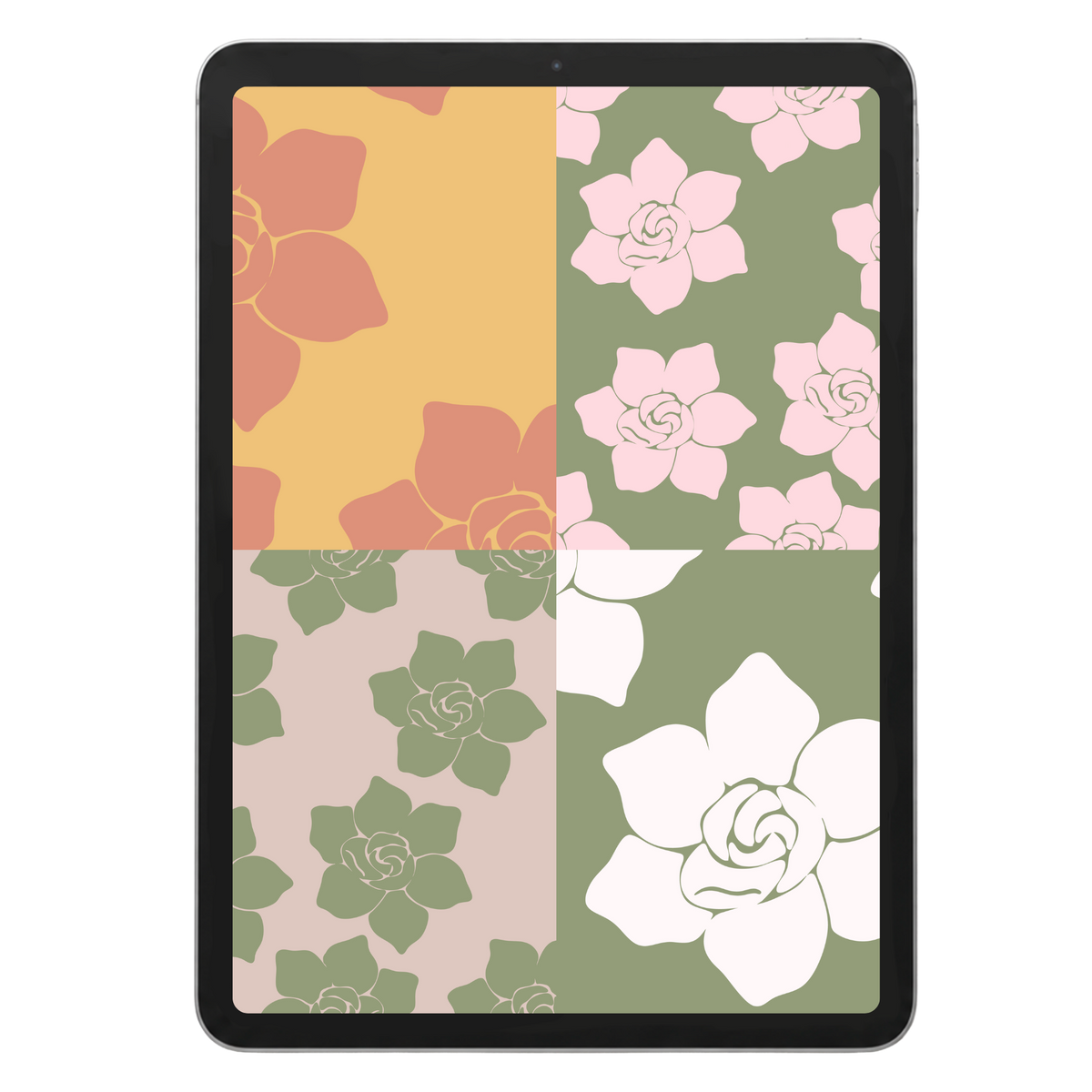 Gardenia Love Repeat Surface Pattern #1217