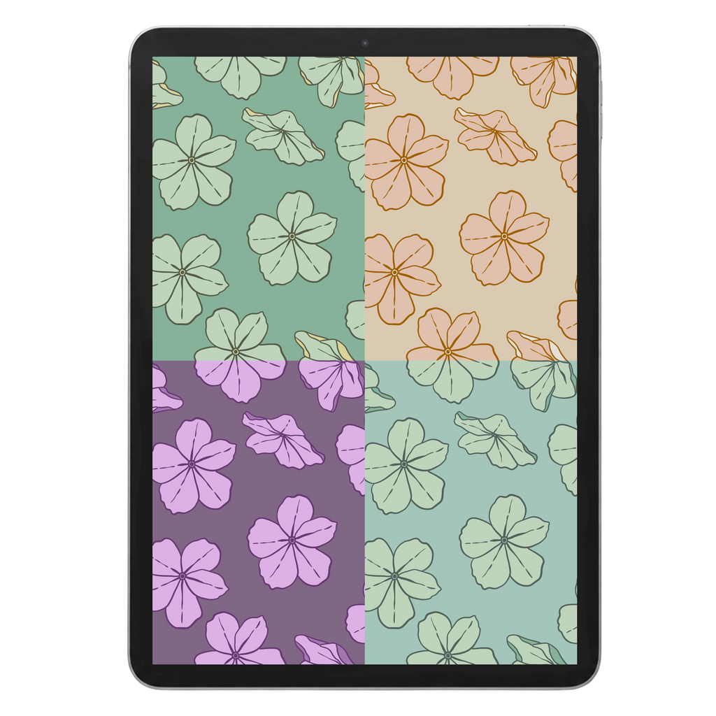 Seafoam Oleander Surface Pattern #1732