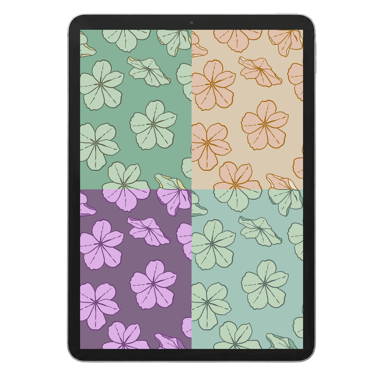 Seafoam Oleander Surface Pattern #1732