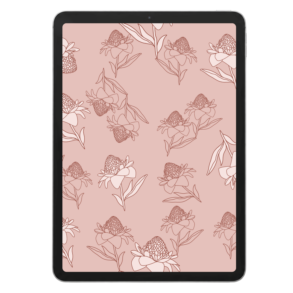 Torch Ginger Repeat Surface Pattern #1841