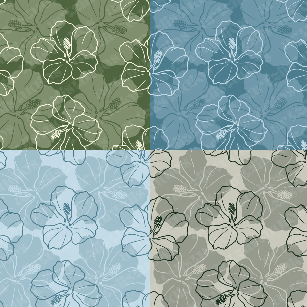 Hibiscus Surface Pattern for Kailanaho