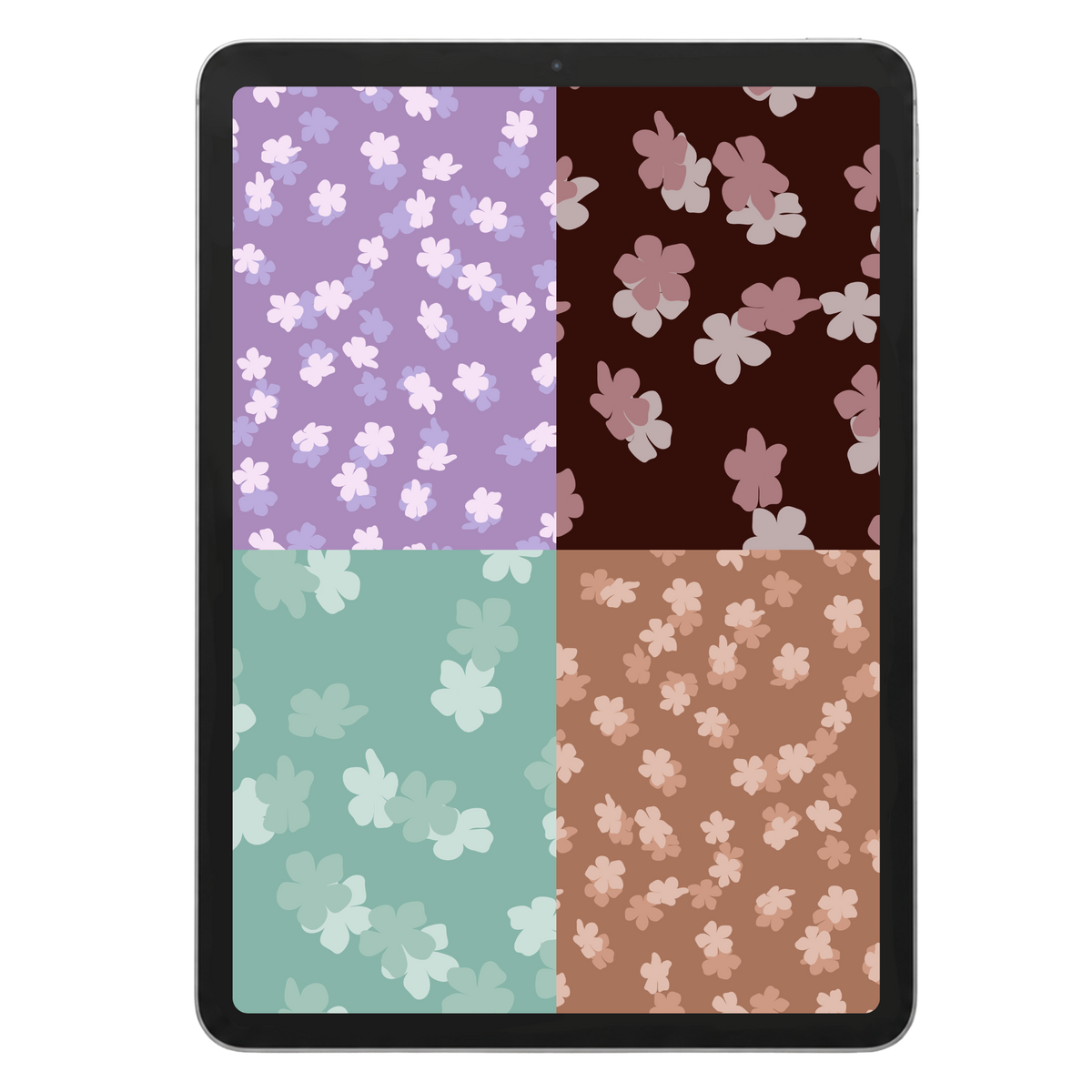 Scattered Flower Repeat Surface Pattern #1729