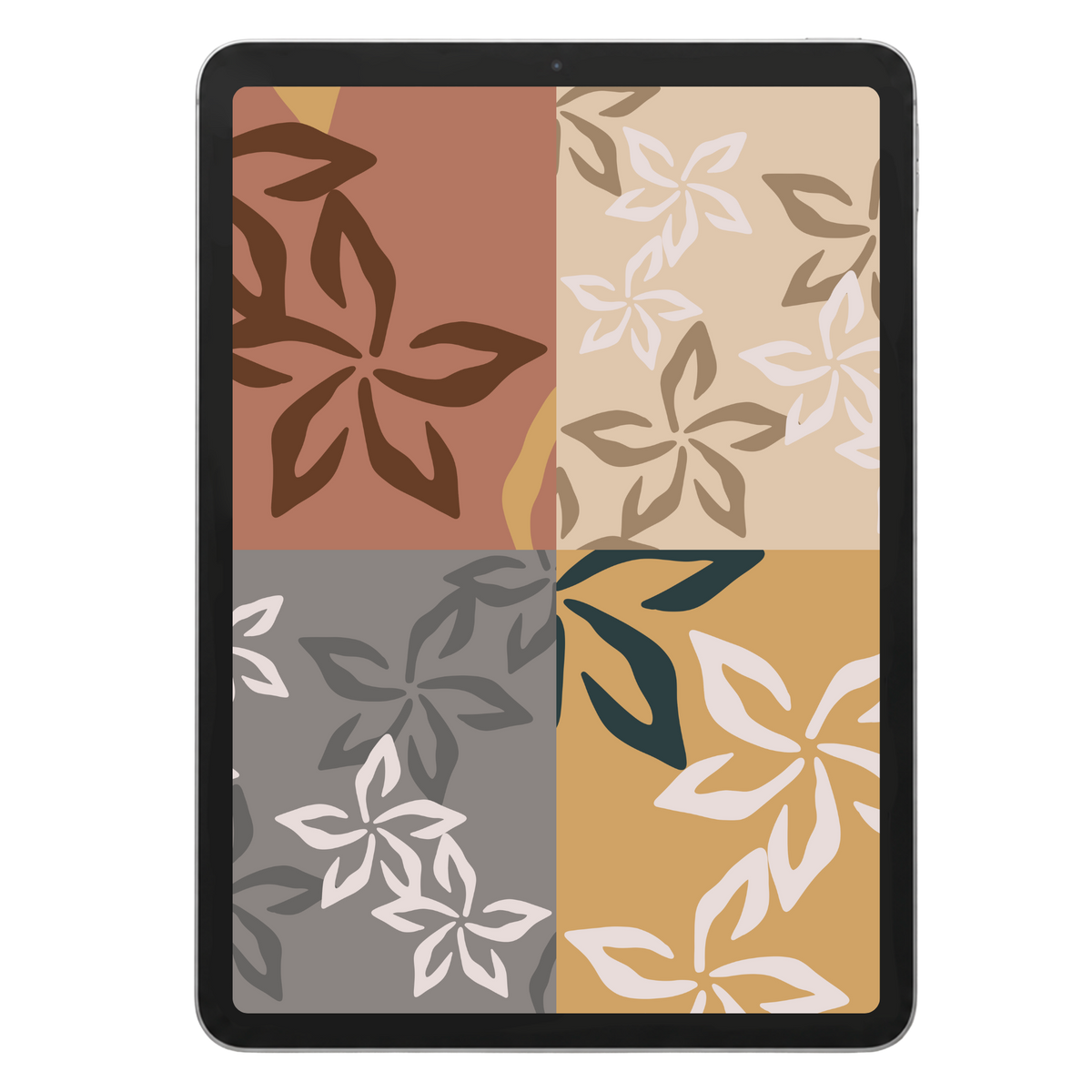 Dainty Plumeria Repeat Surface Pattern #1154