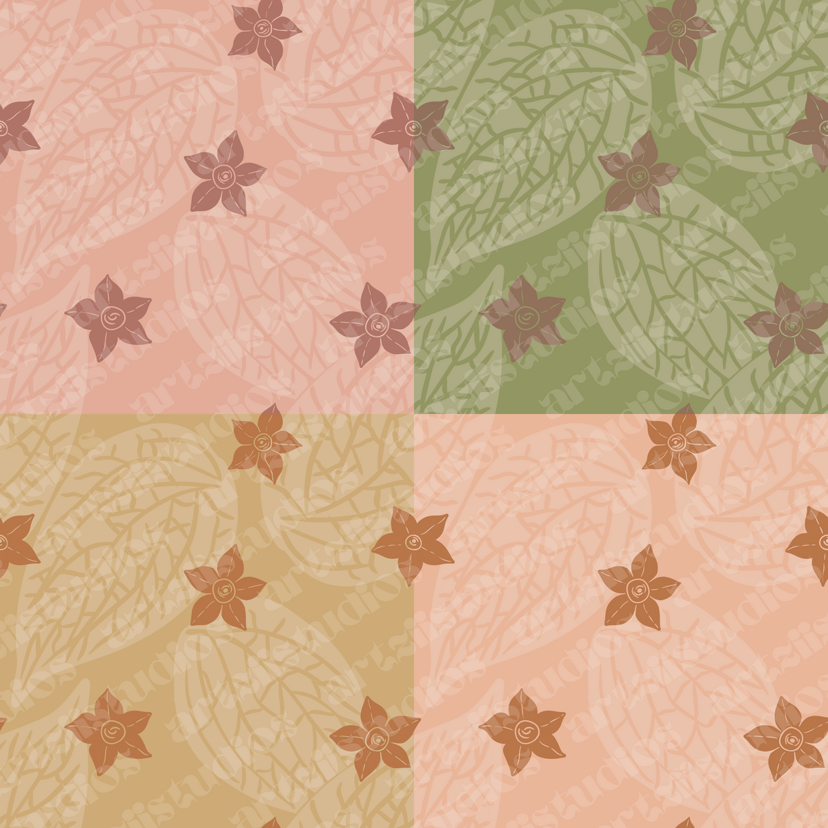 Musaaenda Flower Surface Pattern