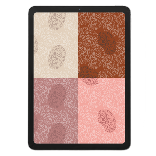 Cowrie Shells Repeat Surface Pattern #1143