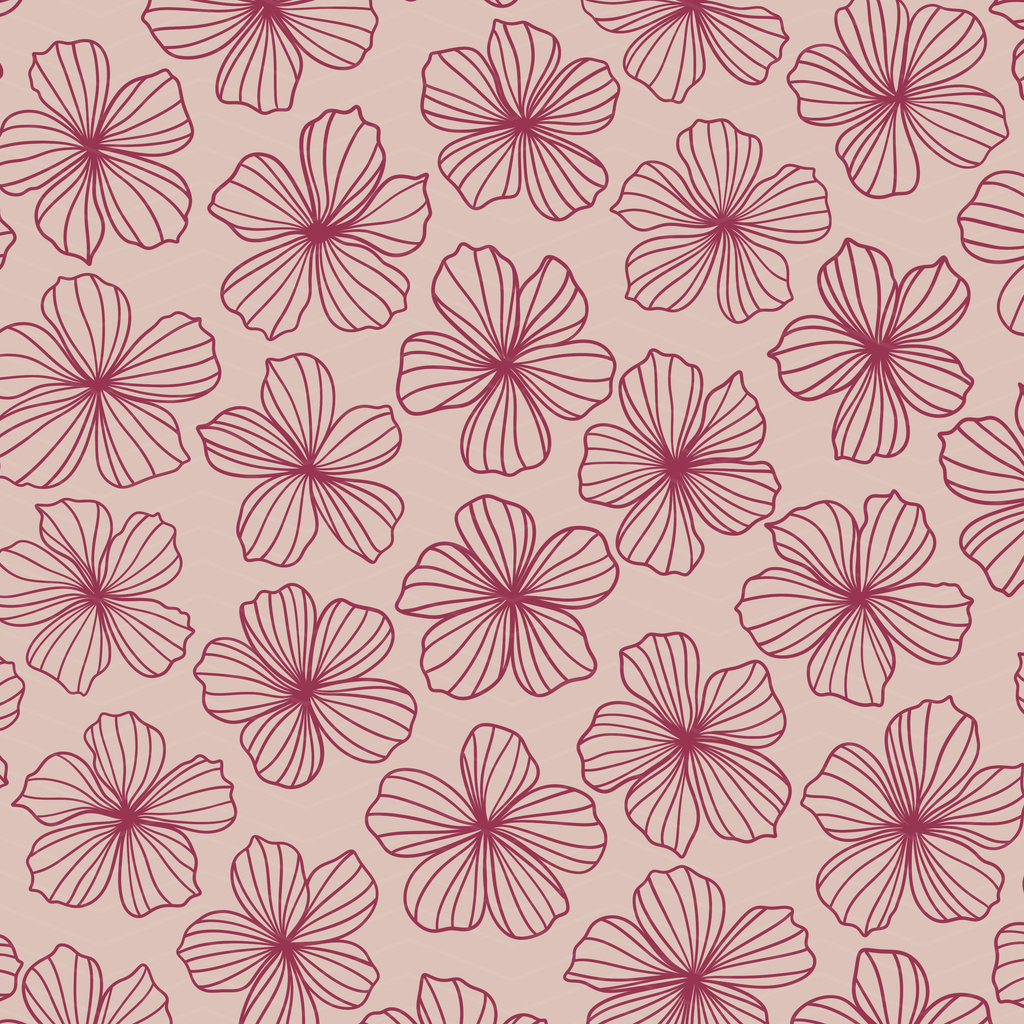 Mini Hibiscus Surface Pattern