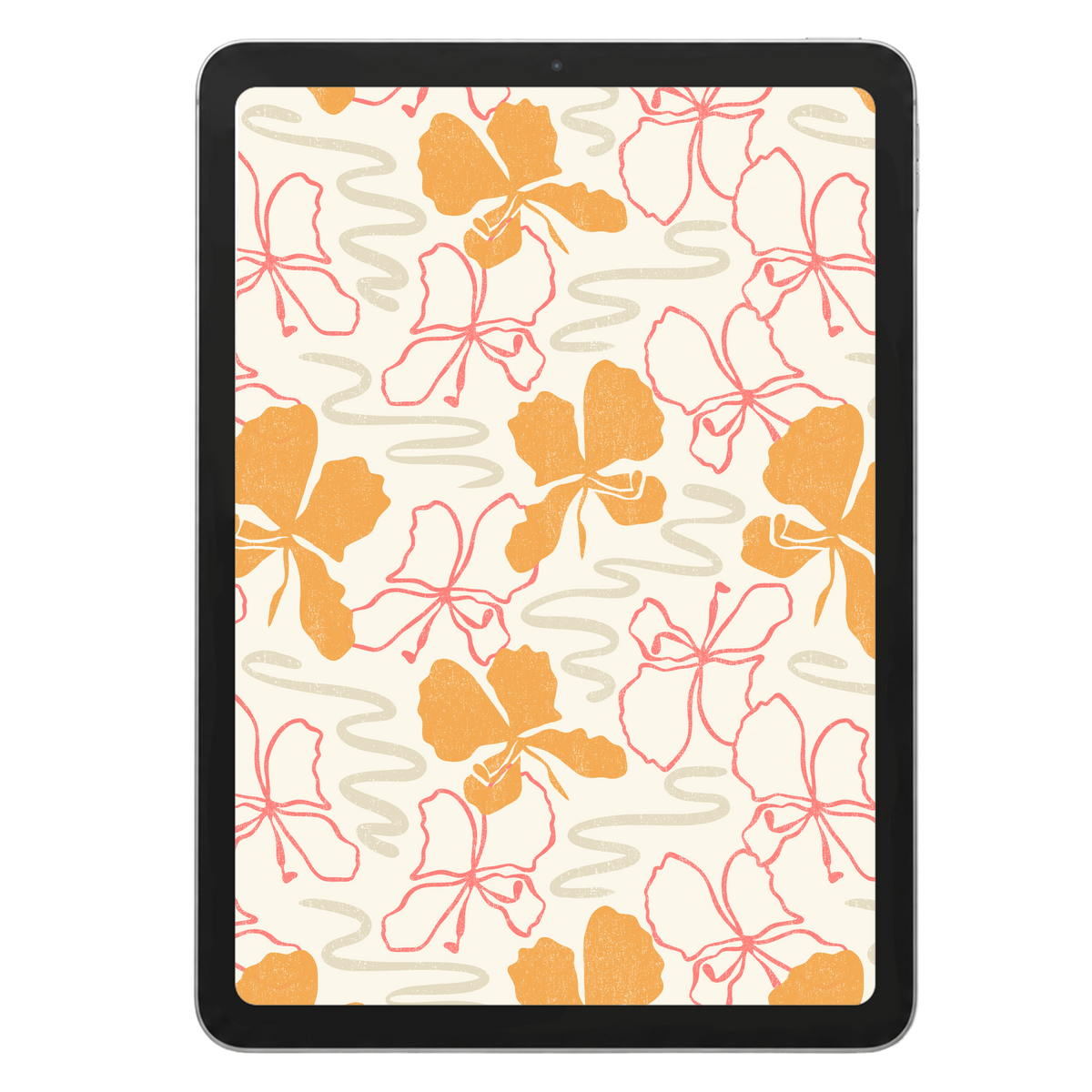 Ginger Orchid Repeat Surface Pattern #111