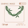 Triple Maile Lei Graphic Image