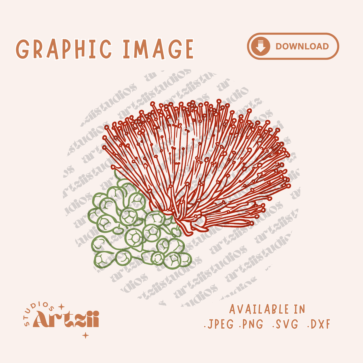 Ohia Lehua Graphic Image