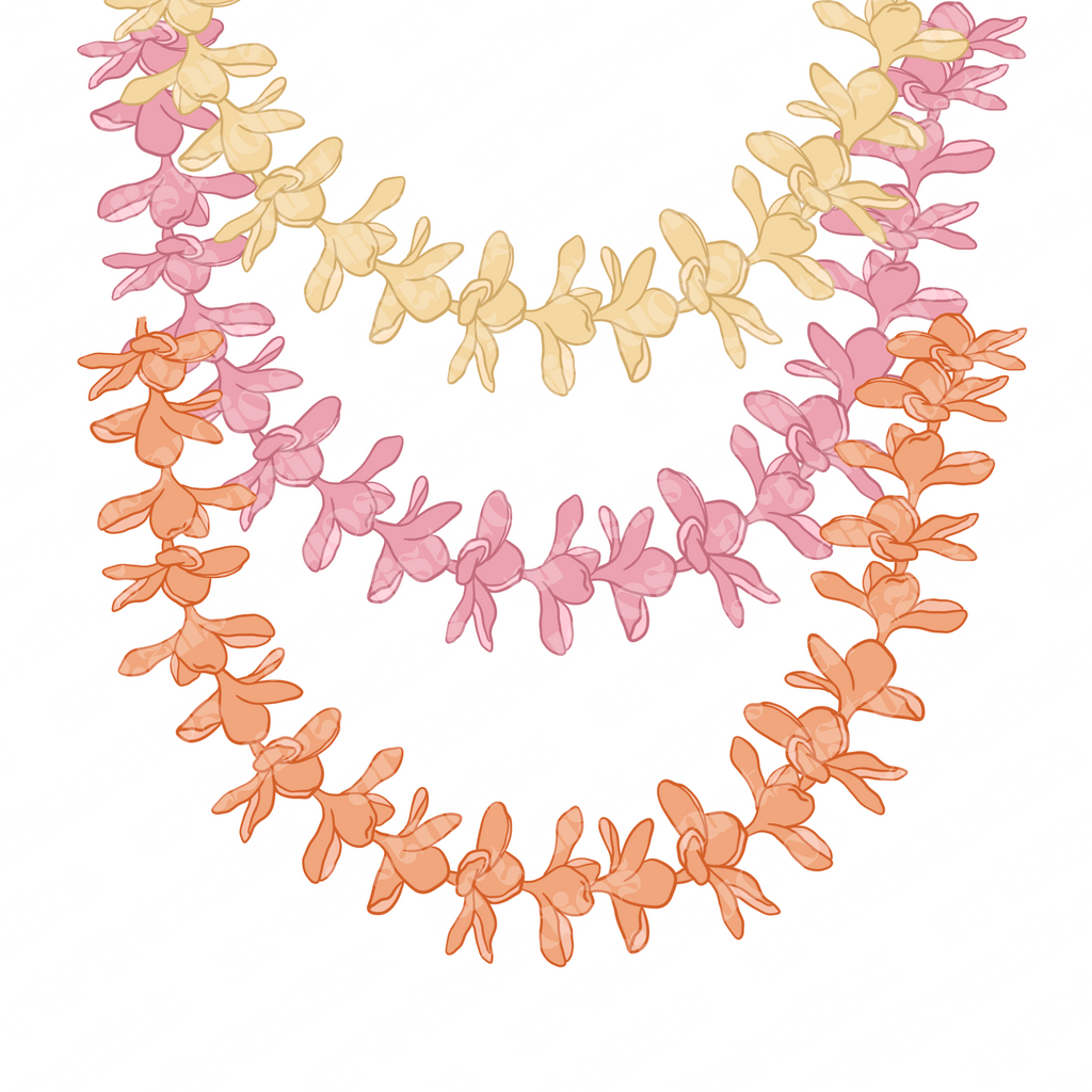 Multiple Lei Custom Graphic for HI Thrifting Mama