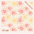 Hibiscus Repeat Surface Pattern #93