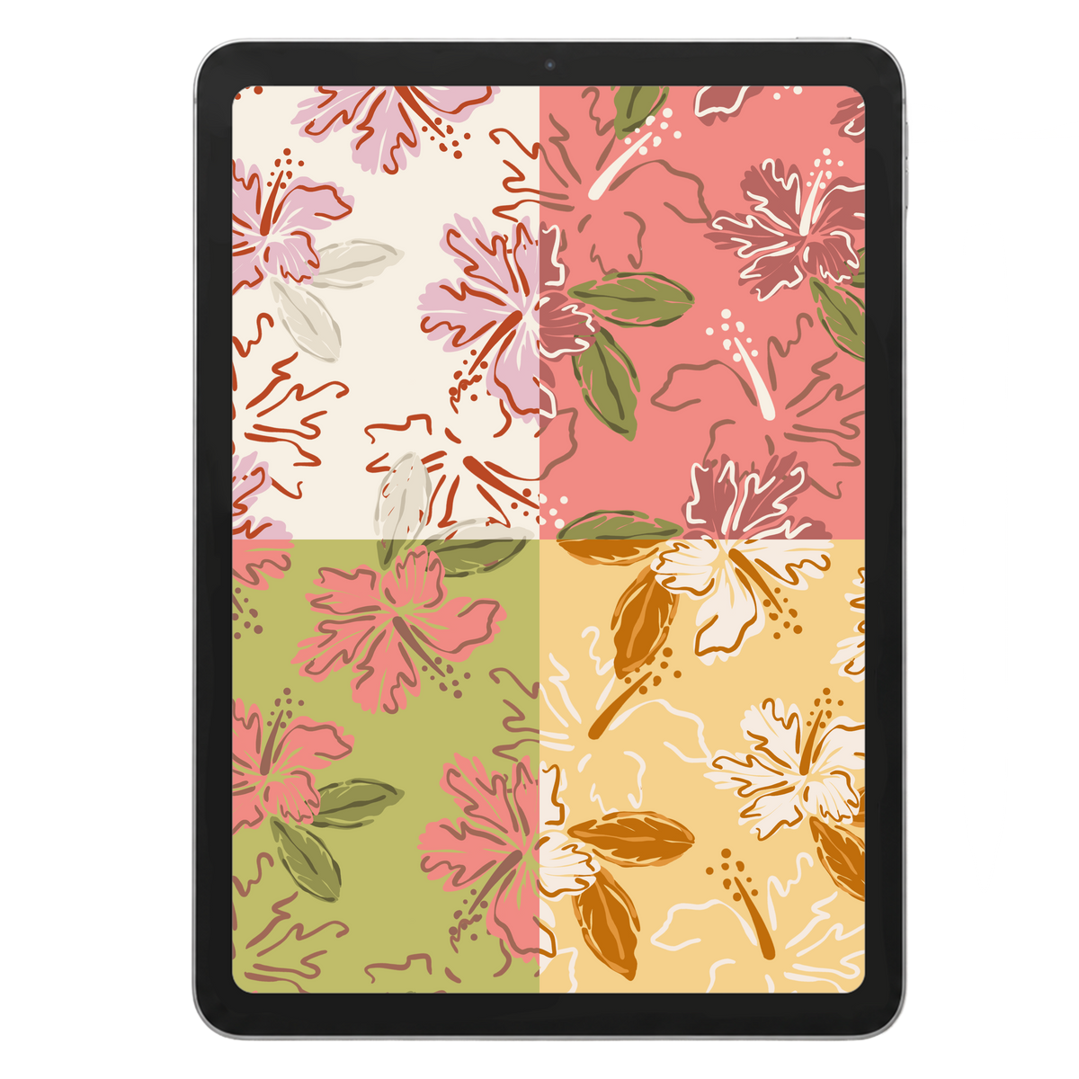 Hibiscus Repeat Surface Pattern #116