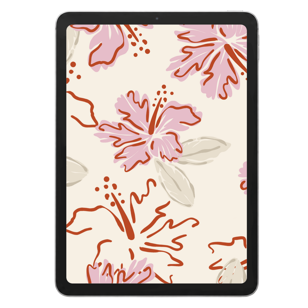 Hibiscus Repeat Surface Pattern #116