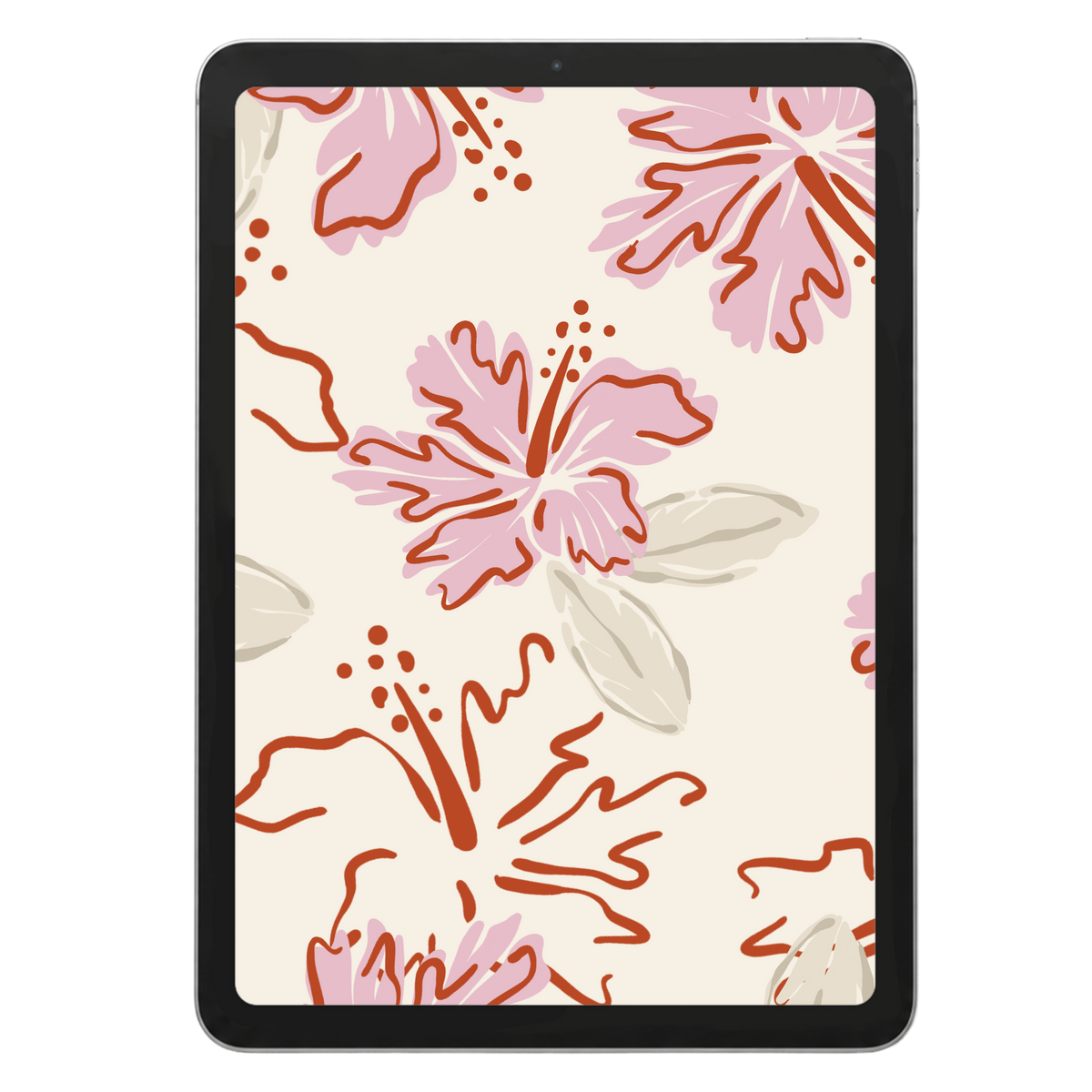 Hibiscus Repeat Surface Pattern #116