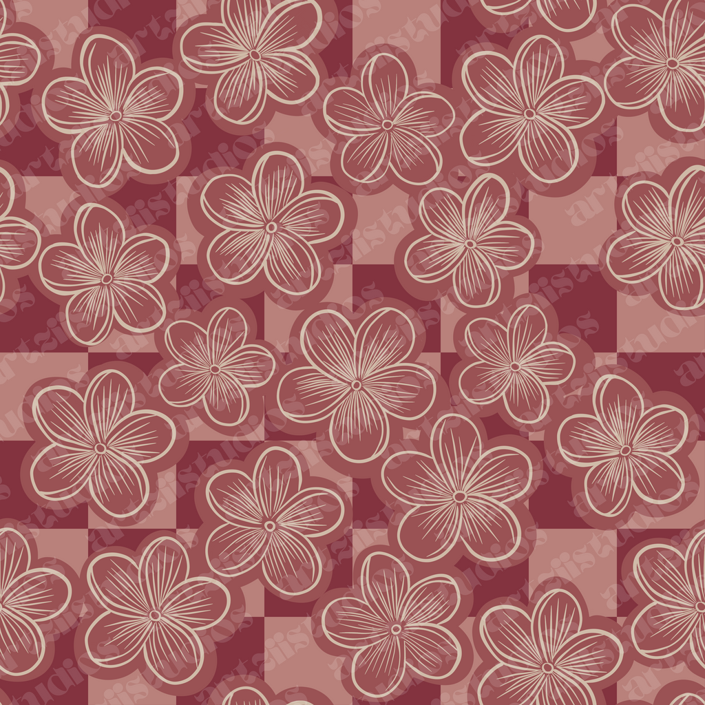 Checkered Flower Exclusive Pattern