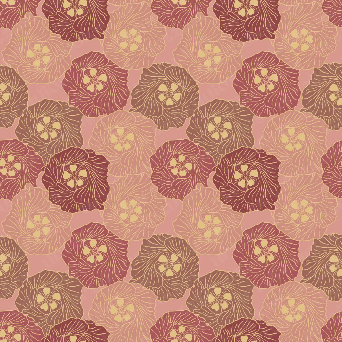Exclusive Milo Flower Repeat Surface Pattern