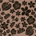 Multi Flower Repeat Surface Pattern for iloveyoufromheretokauai