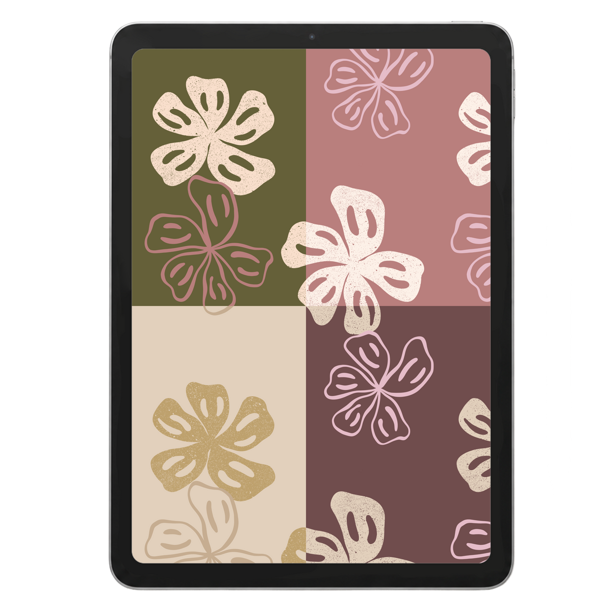 Retro Hibiscus Repeat Surface Pattern #70