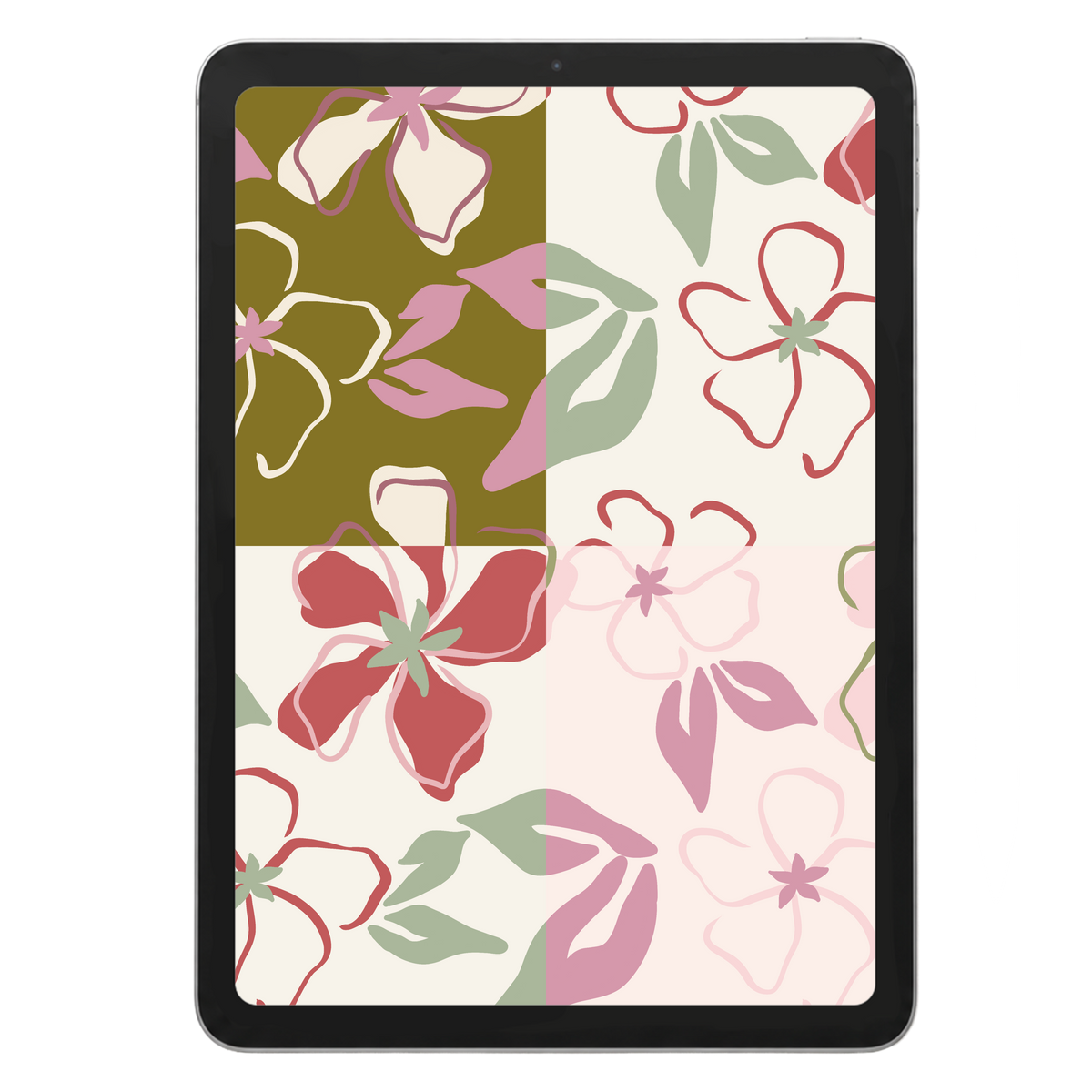 Playful Hibiscus Repeat Surface Pattern #72