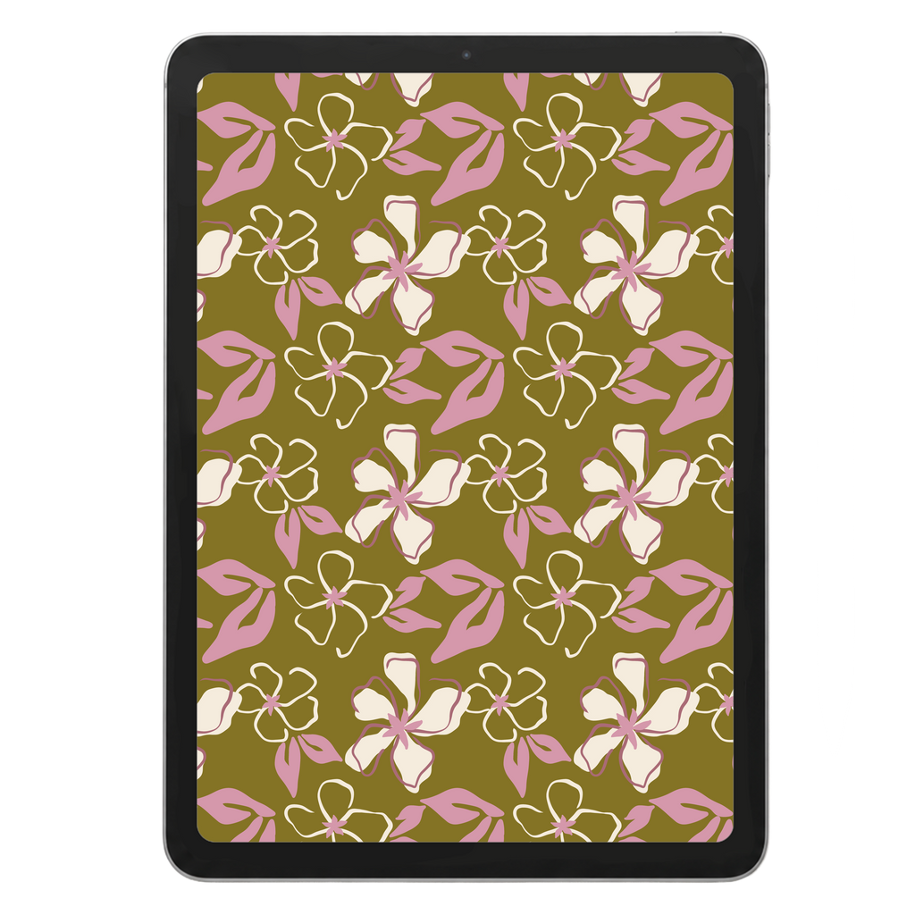 Playful Hibiscus Repeat Surface Pattern #72