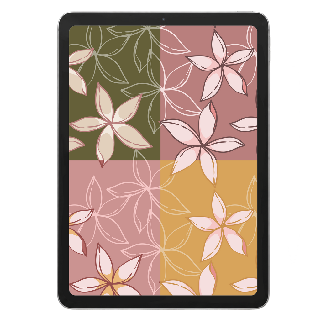 Plumeria Beauty Repeat Surface Pattern #41