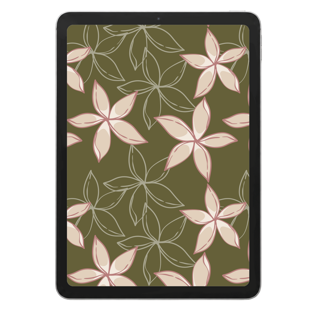 Plumeria Beauty Repeat Surface Pattern #41