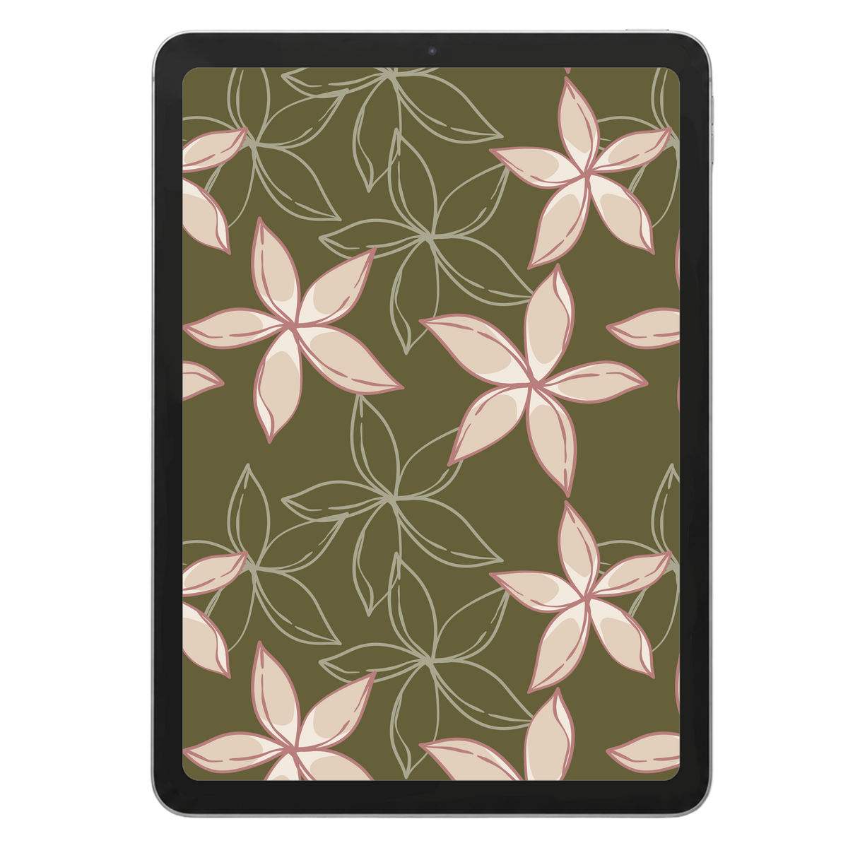 Plumeria Beauty Repeat Surface Pattern #41