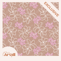 Plumeria Fantasy Repeat Surface Pattern #53