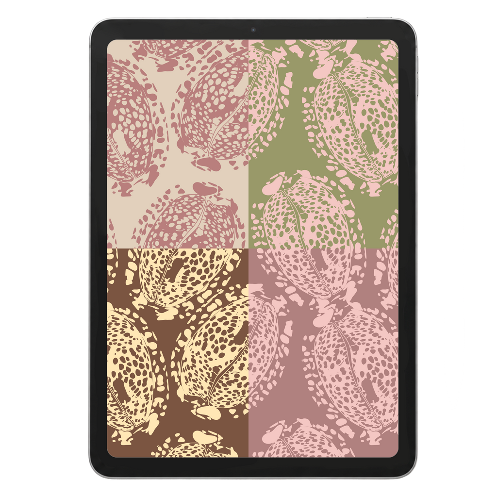 Reticulated Cowrie Repeat Surface Pattern #1665