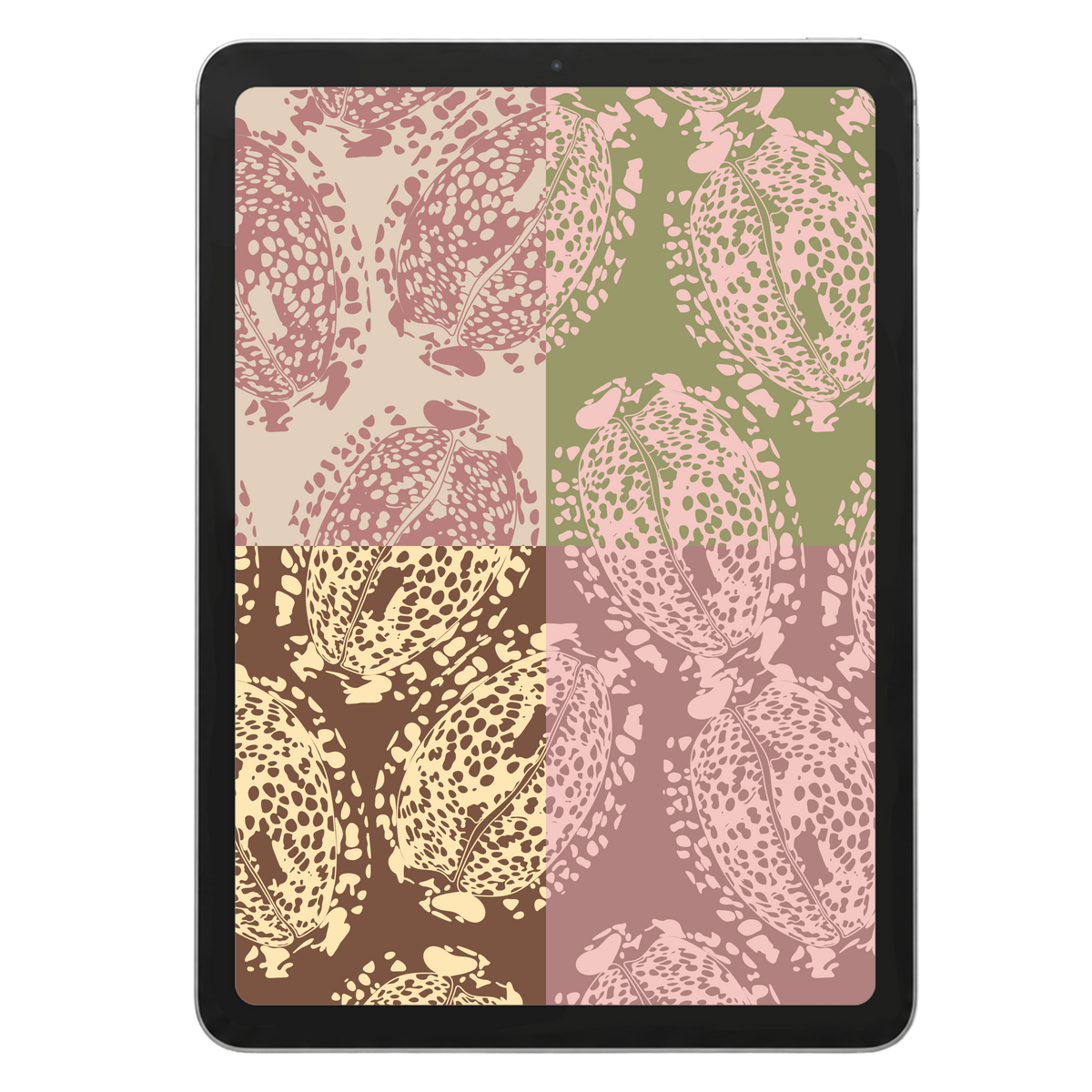 Reticulated Cowrie Repeat Surface Pattern #1665