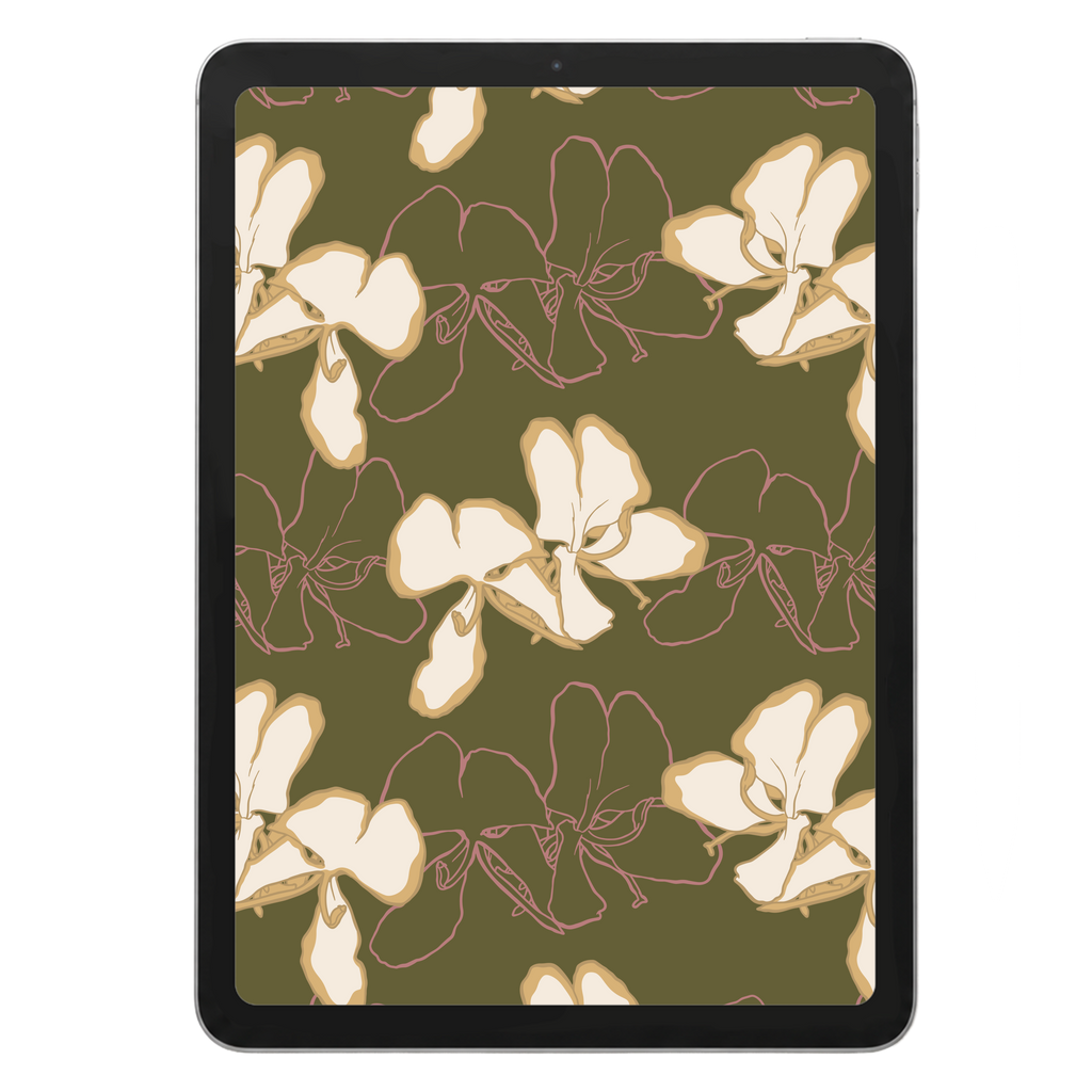 Summer Butterfly Ginger Repeat Surface Pattern #1779