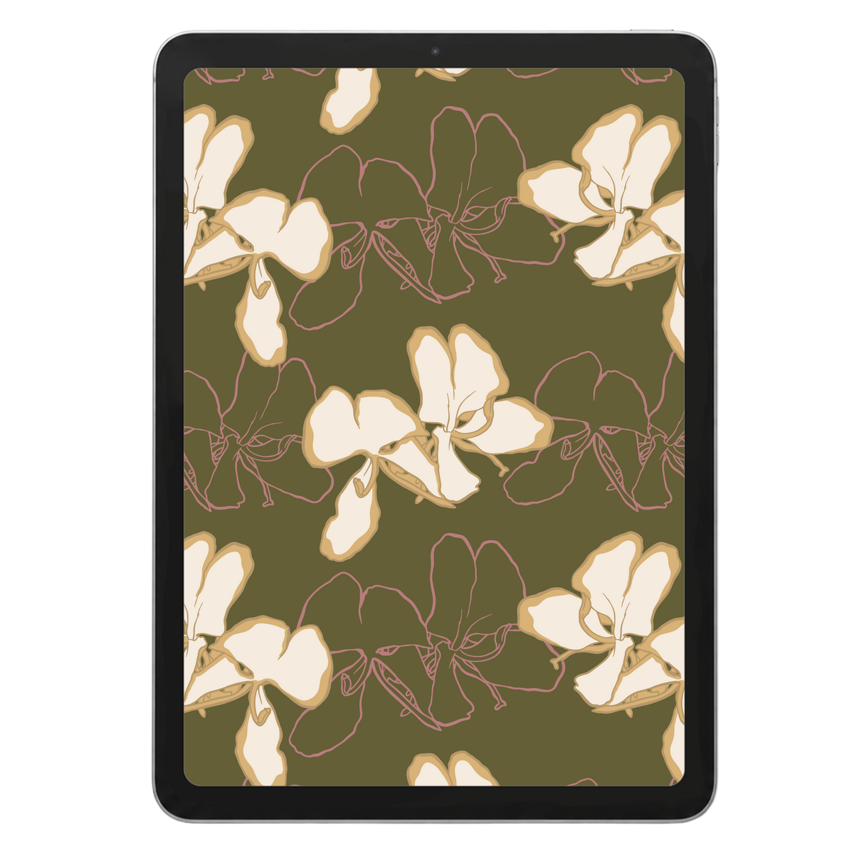 Summer Butterfly Ginger Repeat Surface Pattern #1779