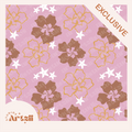 Summer Hibiscus Repeat Surface Pattern #104