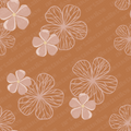 Mosaic Plumeria Surface Pattern