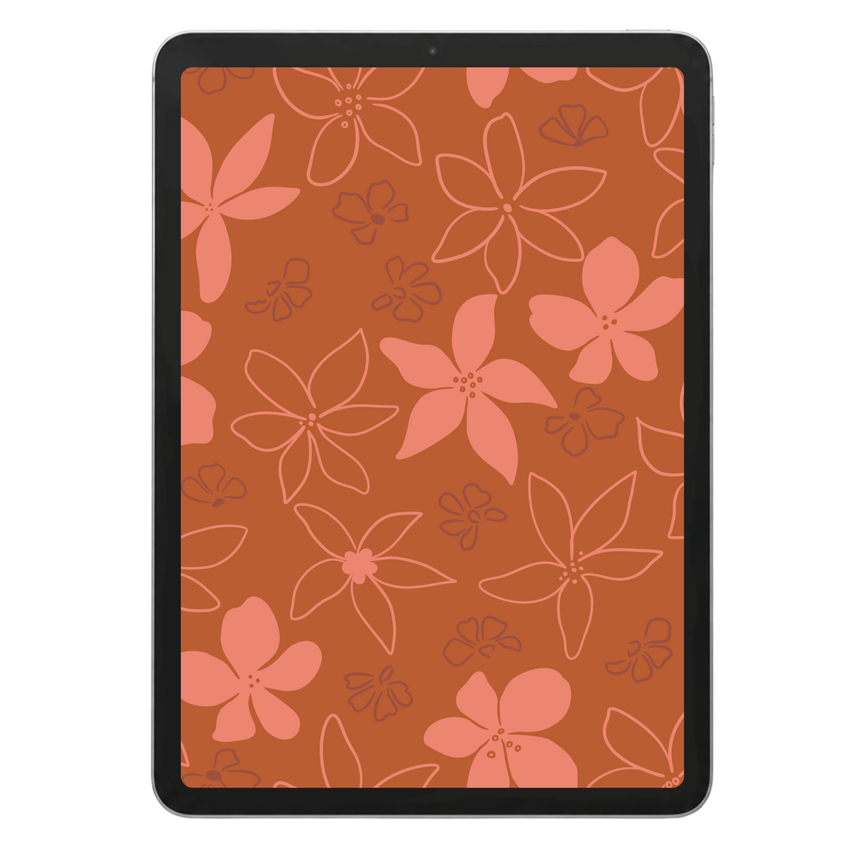 Retro Plumeria Seamless Pattern #1694