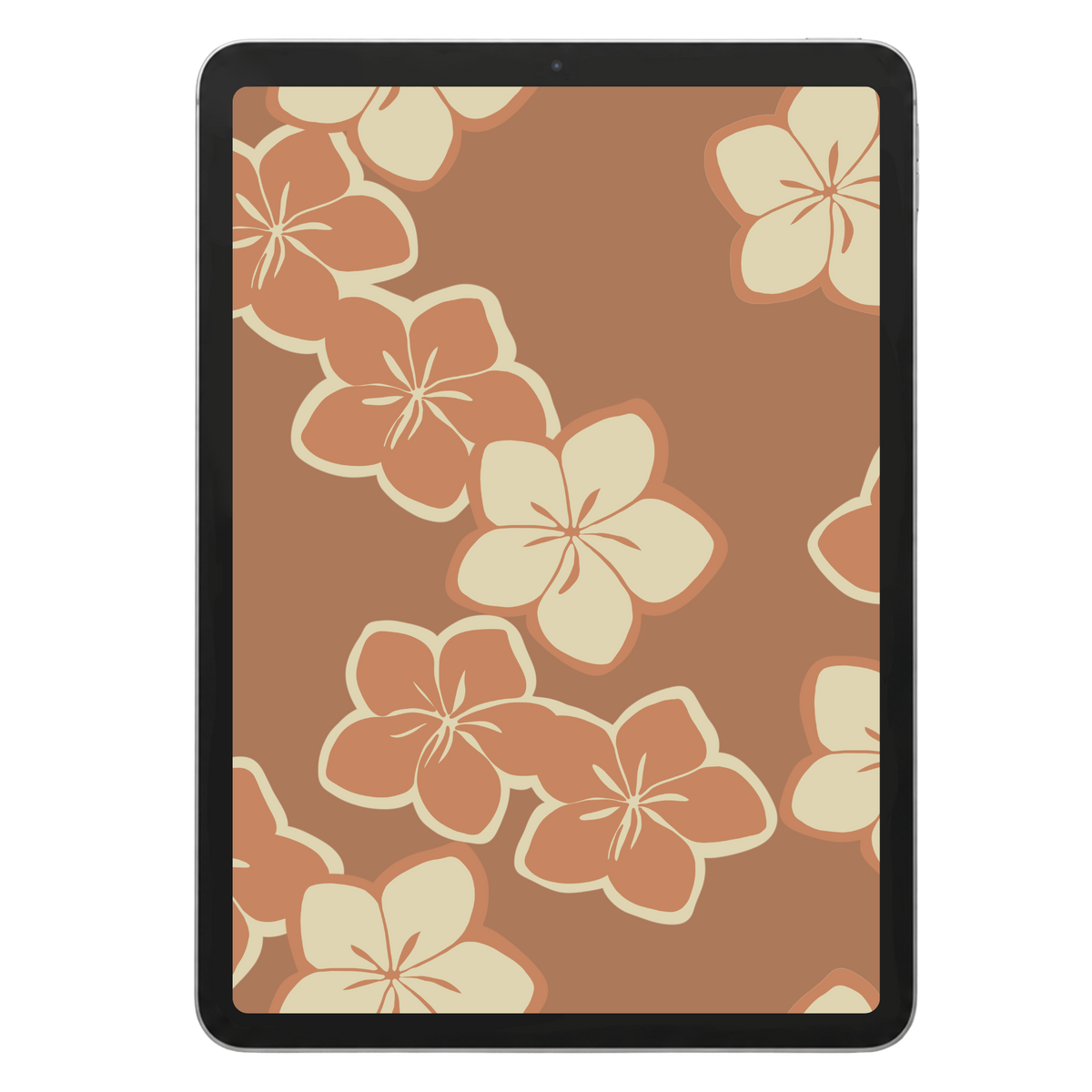 Retro Plumeria Surface Pattern #1692