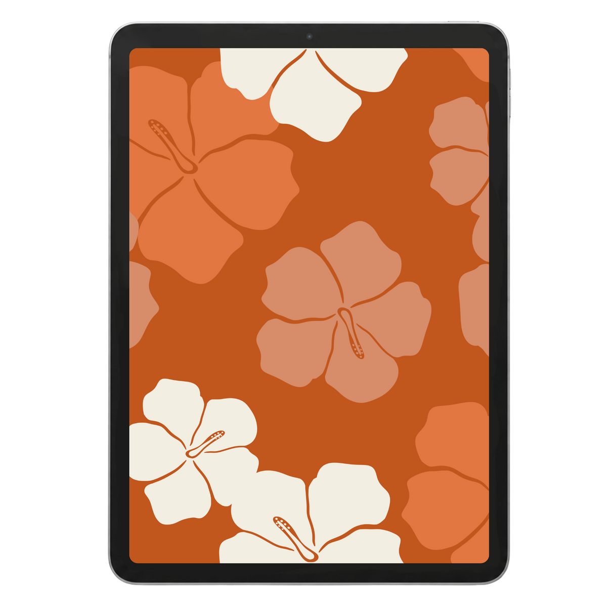 Retro Hibiscus Surface Pattern #1679