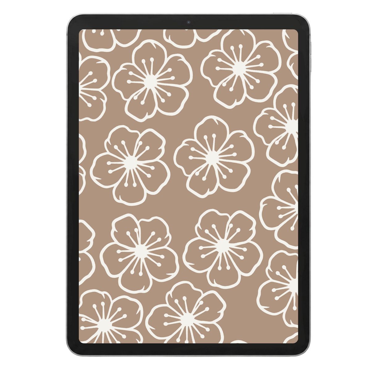 Neutral Cherry Blossom Seamless Pattern #1501